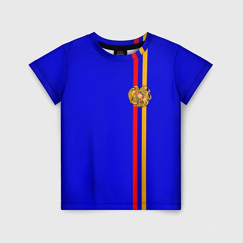 Детская футболка Армения / 3D-принт – фото 1