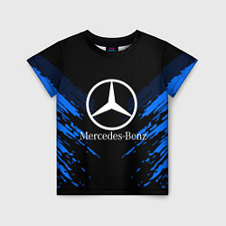 Футболка детская Mercedes-Benz: Blue Anger, цвет: 3D-принт