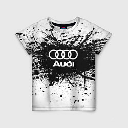 Футболка детская Audi: Black Spray, цвет: 3D-принт