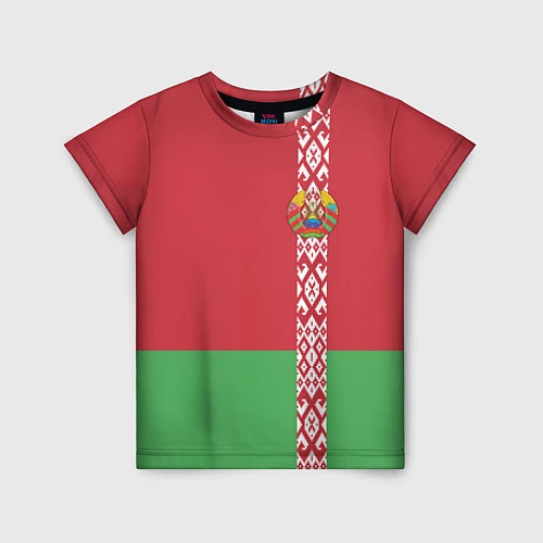 Детская футболка Беларусь / 3D-принт – фото 1