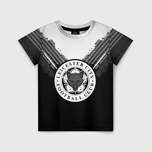 Детская футболка FC Leicester City: Black Style / 3D-принт – фото 1