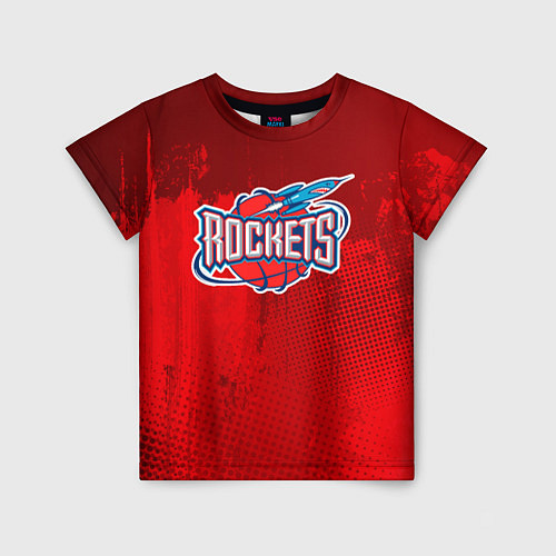Детская футболка Rockets NBA / 3D-принт – фото 1