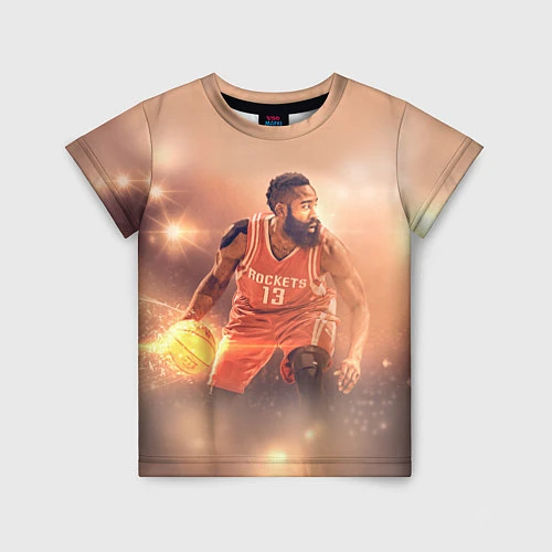 Детская футболка NBA Rockets 13 / 3D-принт – фото 1