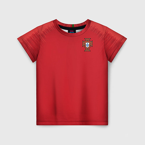 Детская футболка Португалия: ЧМ-2018 / 3D-принт – фото 1