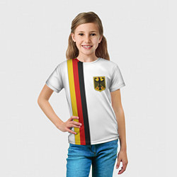 Футболка детская I Love Germany, цвет: 3D-принт — фото 2