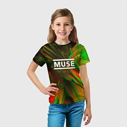 Футболка детская Muse: Colour Abstract, цвет: 3D-принт — фото 2
