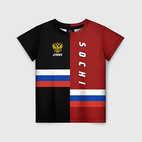 Детская футболка Sochi, Russia / 3D-принт – фото 1