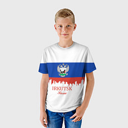 Футболка детская Irkutsk: Russia, цвет: 3D-принт — фото 2