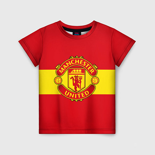 Детская футболка FC Man United: Red Style / 3D-принт – фото 1