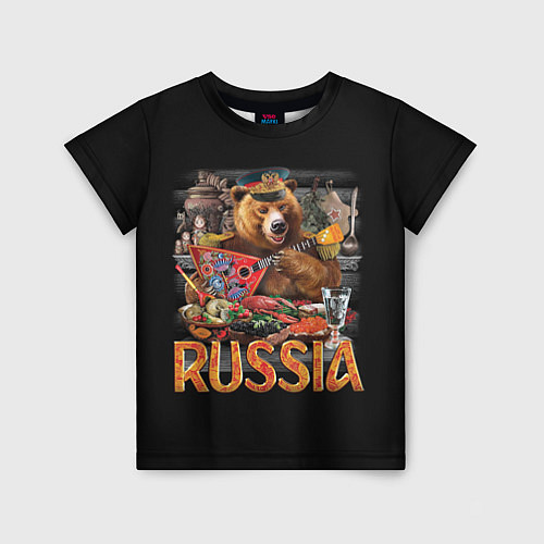 Детская футболка This is Russia / 3D-принт – фото 1