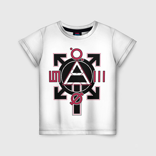 Детская футболка 30 seconds to Mars emblem / 3D-принт – фото 1