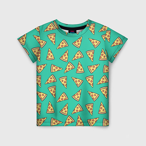 Детская футболка Стиль пиццы / 3D-принт – фото 1