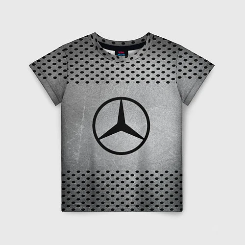 Детская футболка Mercedes-Benz: Hardened Steel / 3D-принт – фото 1