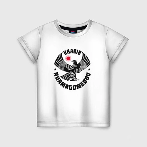 Детская футболка Khabib: Dagestan Bird / 3D-принт – фото 1