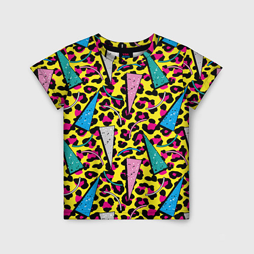 Детская футболка 80s Leopard / 3D-принт – фото 1