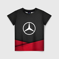 Футболка детская Mercedes Benz: Grey Carbon, цвет: 3D-принт
