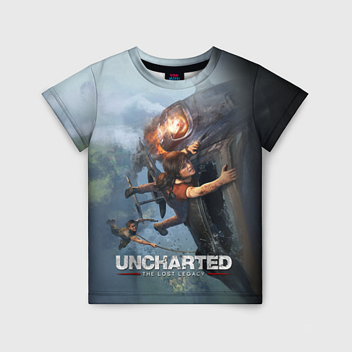 Детская футболка Uncharted: The Lost Legacy / 3D-принт – фото 1