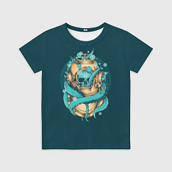 Детская футболка Морской осьминог