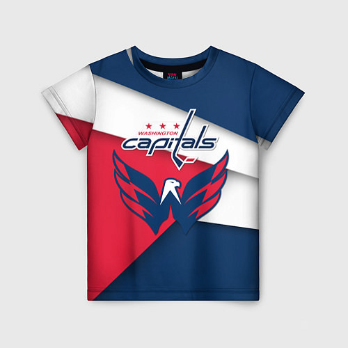 Детская футболка Washington Capitals / 3D-принт – фото 1