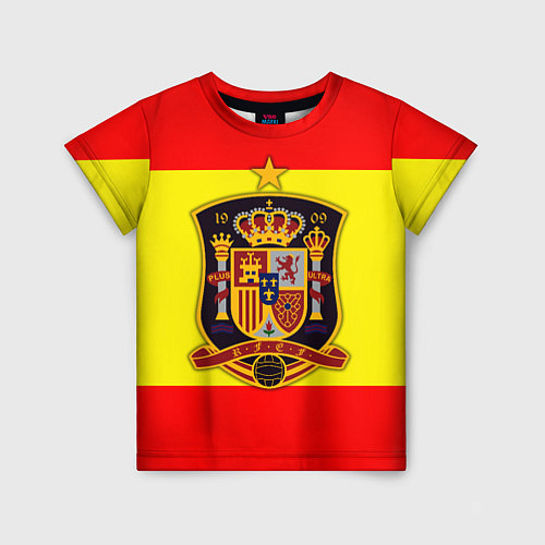 Детская футболка Сборная Испании / 3D-принт – фото 1
