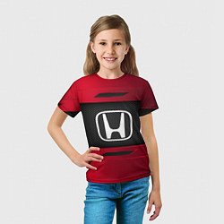 Футболка детская Honda Sport, цвет: 3D-принт — фото 2