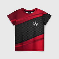 Футболка детская Mercedes Benz: Red Sport, цвет: 3D-принт
