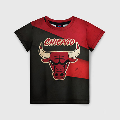 Детская футболка Chicago Bulls: Old Style / 3D-принт – фото 1