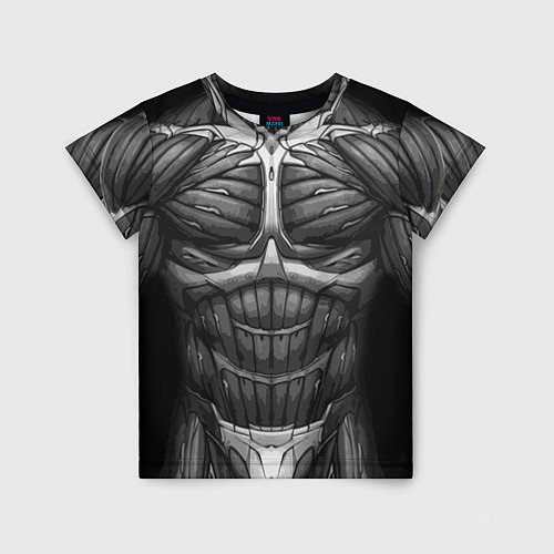 Детская футболка Экзоскелет / 3D-принт – фото 1