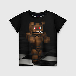 Детская футболка Minecraft: Freddy FNAF