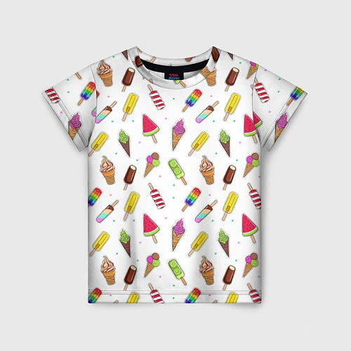 Детская футболка Summer Mix / 3D-принт – фото 1