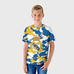 Футболка детская Real Madrid: Camo, цвет: 3D-принт — фото 2