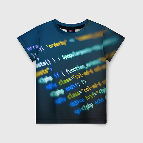 Детская футболка Programming Collection / 3D-принт – фото 1