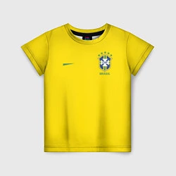 Футболка детская Сборная Бразилии, цвет: 3D-принт