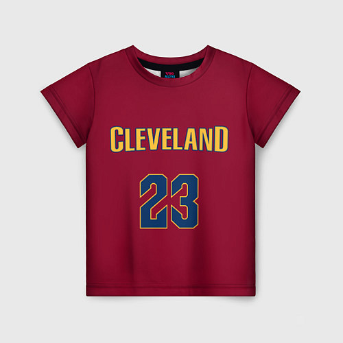Детская футболка Cleveland 23 / 3D-принт – фото 1