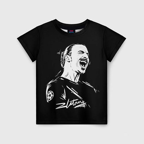 Детская футболка Zlatan Ibrahimovic / 3D-принт – фото 1