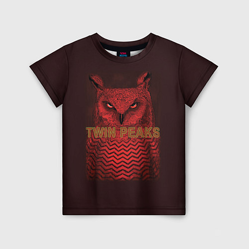 Детская футболка Twin Peaks: Red Owl / 3D-принт – фото 1