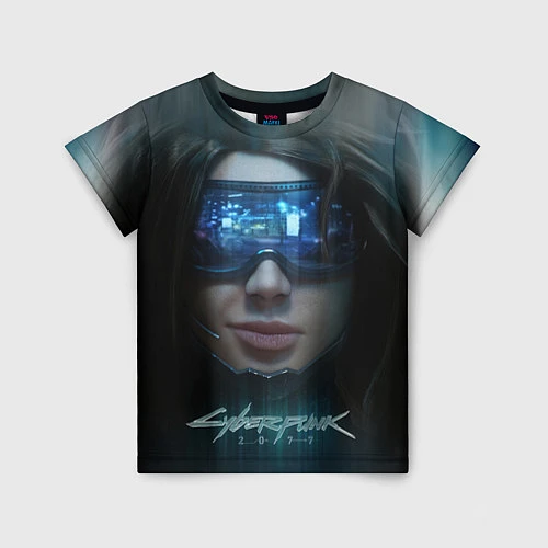 Детская футболка Cyberpunk 2077 / 3D-принт – фото 1