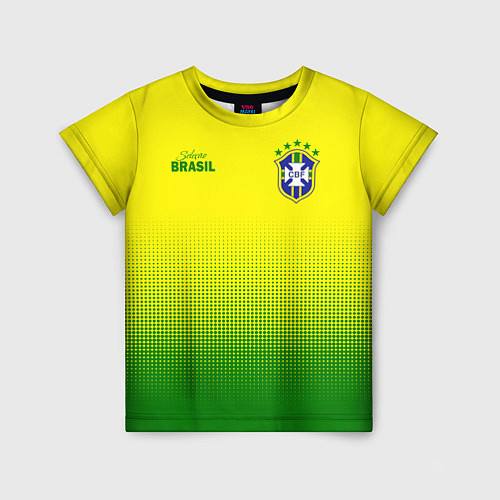 Детская футболка CBF Brasil / 3D-принт – фото 1