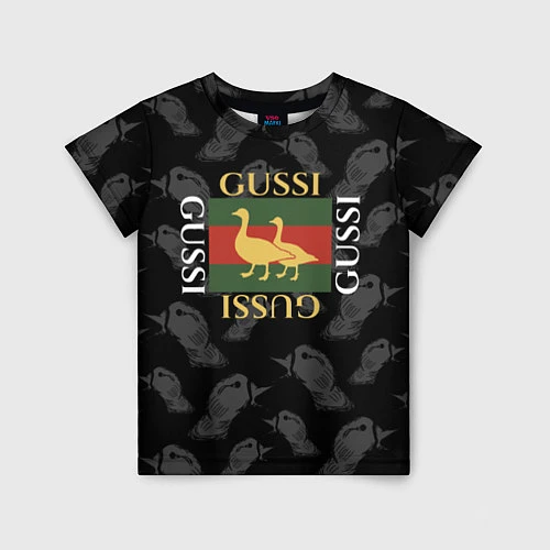 Детская футболка GUSSI Style / 3D-принт – фото 1