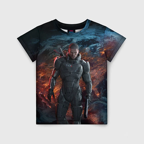 Детская футболка Mass Effect: Soldier / 3D-принт – фото 1