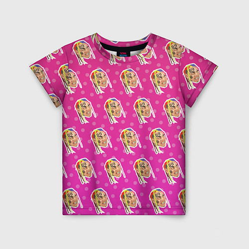 Детская футболка 6IX9INE Pattern / 3D-принт – фото 1