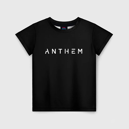 Детская футболка ANTHEM: Black Style / 3D-принт – фото 1