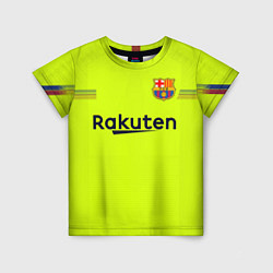 Футболка детская FCB: Away 18-19, цвет: 3D-принт