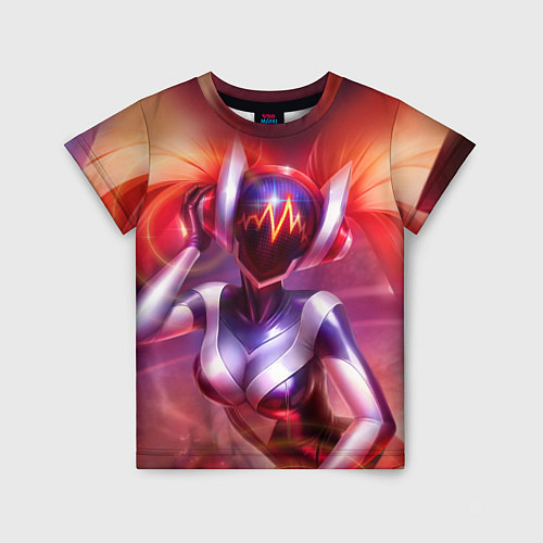 Детская футболка DJ Sona: LoL / 3D-принт – фото 1