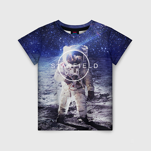 Детская футболка Starfield / 3D-принт – фото 1