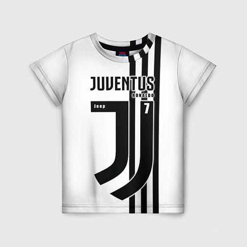 Детская футболка Exclusive: Juve Ronaldo / 3D-принт – фото 1