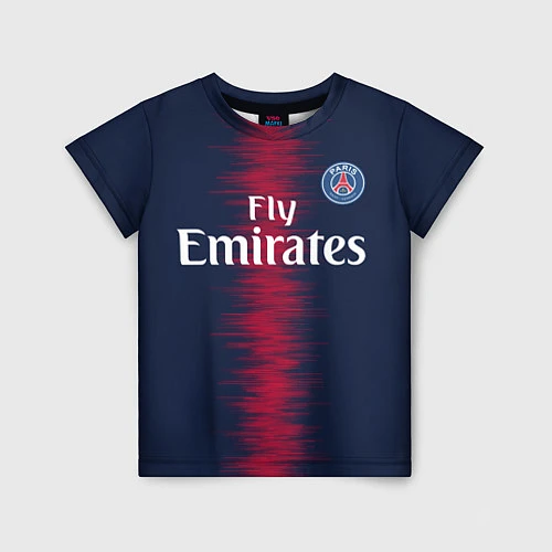 Детская футболка FC PSG Cavani 18-19 / 3D-принт – фото 1