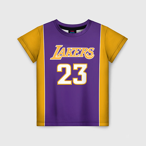 Детская футболка NBA Lakers 23 / 3D-принт – фото 1