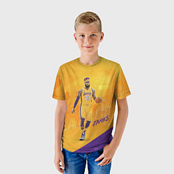 Футболка детская LeBron James: NBA Star, цвет: 3D-принт — фото 2