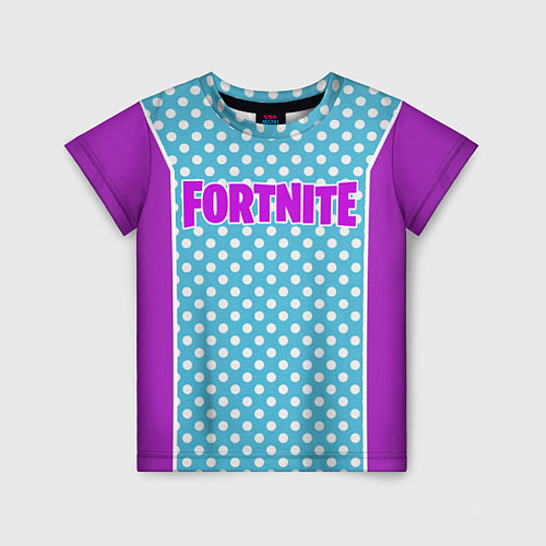 Детская футболка Fortnite Violet / 3D-принт – фото 1